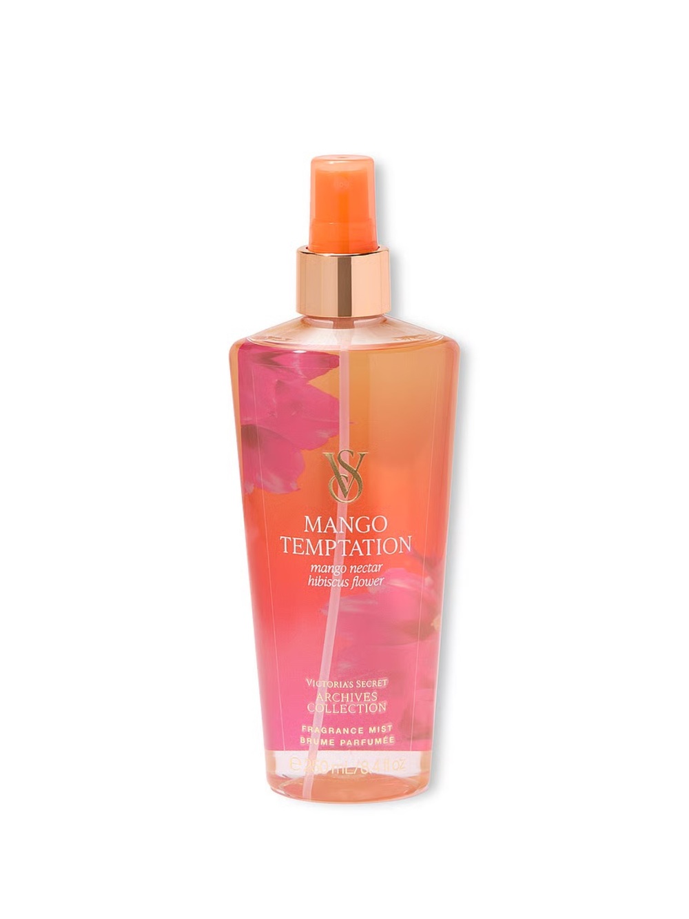 NWT 250 mL 8.4 fl oz Victoria's Secret Mango Temptation Fragrance Mist Women’s